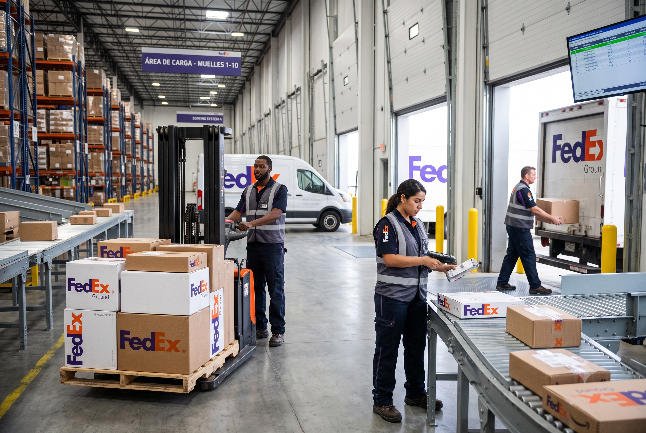 Personal de Almacén en FedEx México