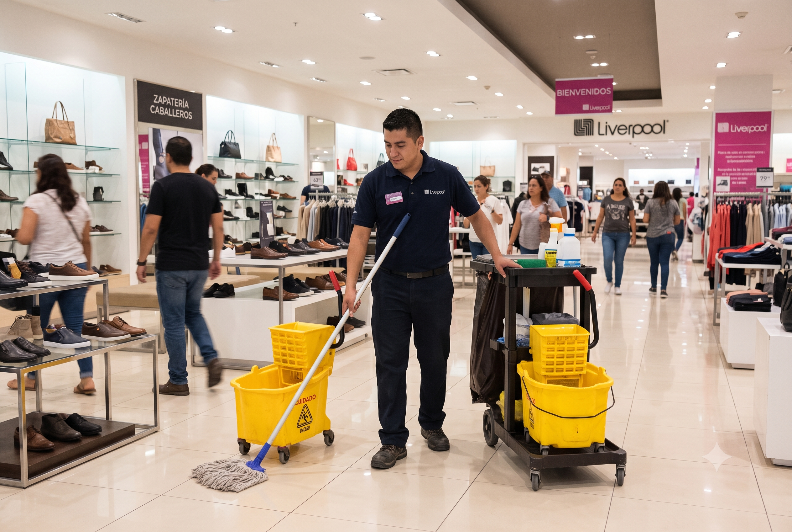 Auxiliar de Limpieza en Liverpool México