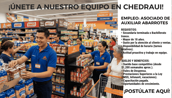 Empleo Asociado De Auxiliar Abarrotes