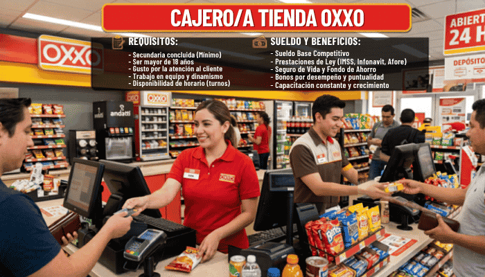 Cajero tienda OXXO