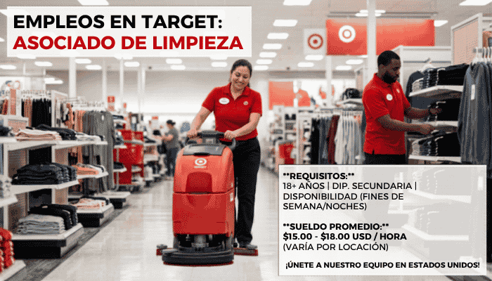 Personal de limpieza TARGET USA